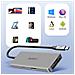 Hub Usb-c 3x Usb 1x Hdmi 1x Usb-c 1x Ingresso Micro-sd / Sd - Grigio - Foto miniatura 13