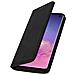 Custodia Galaxy S10 Portacarte Funzione Supporto Cover Silicone Nero - Foto miniatura 4