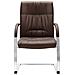 Sedia da Ufficio a Sbalzo Marrone in Similpelle - Foto miniatura 5