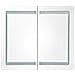 Armadietto Bagno con Specchio e LED Nero Lucido 80x12x68 cm - Foto miniatura 4