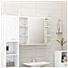 Set Mobili da Bagno 4 pz Bianco in Truciolato - Foto miniatura 4