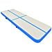 Tappetino Ginnastica Gonfiabile con Pompa 300x100x20cm PVC Blu - Foto miniatura 3
