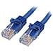 Cavo di Rete da 7m Blu Cat5e Ethernet RJ45 Antigroviglio - Cavo Patch Snagless - Foto miniatura 1
