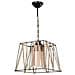 Lampada A Sospensione Likya Asz0990 In Metallo Nero E Corda - Foto miniatura 2