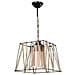 Lampada A Sospensione Likya Asz0990 In Metallo Nero E Corda - Foto miniatura 1