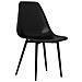 Sedie Da Pranzo 2 Pz Nere In Pp - Foto miniatura 3
