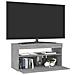Mobile Porta TV con Luci LED Grigio Sonoma 75x35x40 cm - Foto miniatura 8