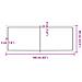 Piano Tavolo Marrone 160x60x (2-6) cm Rovere Massello Trattato - Foto miniatura 4