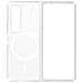Cover Magsafe Per Samsung Galaxy Z Fold4 Rigida Serie Crystal Mag Trasparente - Foto miniatura 1