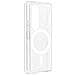 Cover Magsafe Per Samsung Galaxy Z Fold4 Rigida Serie Crystal Mag Trasparente - Foto miniatura 5