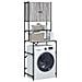 Mobile Per Lavatrice Grigio Sonoma 68x48,5x194 Cm - Foto miniatura 2