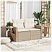 Divano Da Giardino Con Cuscini A 2 Posti Beige In Polyrattan - Foto miniatura 3