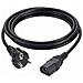 Cavo Di Alimentazione Rete C13 Iec A Europlug Lunghezza 1,8m, Nero - Foto miniatura 4
