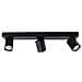 Spot Contemporaneo Rudy Alluminio Nero 3 Luci Gu10 35w 3000k Ip20 - Foto miniatura 1