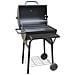 Barbecue A Carbone Total Black Carrellato Con Coperchio E Termostato El Gaucho Texas - Foto miniatura 1