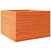 Fioriera Giardino Marrone Cera 70x70x45,5cm Legno Massello Pino - Foto miniatura 2