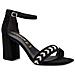 Black Elegant Open Sandals Sandali Pelle Scarpe Donna Nero Eu 41, 1-28362-20 001 - Foto miniatura 2