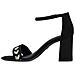Black Elegant Open Sandals Sandali Pelle Scarpe Donna Nero Eu 41, 1-28362-20 001 - Foto miniatura 3