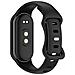 Cinturino Per Orologio In Silicone Per Xiaomi Mi Band 9/8 Black - Foto miniatura 6