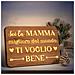 Lavagna Illuminata In Legno - Regalo Perfetto Per Mamma 22x16 Cm - Foto miniatura 5