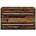 Mobile Lavabo Bagno Legno Antico 80x38,5x48cm Legno Multistrato - Foto miniatura 7