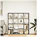 Libreria Grigio Sonoma 137,5x29x137,5 Cm In Legno Multistrato - Foto miniatura 3