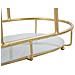 Vassoio Mf689 - Oro - Metallo - 36x22,5x27 Cm - Foto miniatura 4