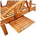 Lusso Casadino -  Lettino Prendisole 2pz Con Tavolo E Cuscini Massello D'acacia - Foto miniatura 5