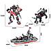 3 In 1 Robot Nave Degli Animali 418 Pezzi Set Di Costruzione Trasformabile - Foto miniatura 2