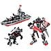 3 In 1 Robot Nave Degli Animali 418 Pezzi Set Di Costruzione Trasformabile - Foto miniatura 1