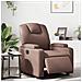 Poltrona Reclinabile Elettrica Marrone in Similpelle - Foto miniatura 2