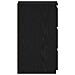 Comodino Nero Rovere  40x35x62,5 cm in Legno Ingegnerizzato - Foto miniatura 8