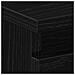Comodino Nero Rovere  40x35x62,5 cm in Legno Ingegnerizzato - Foto miniatura 9