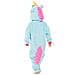 Pigiama Per Bambini Kigurumi Onesie Costume Pegaso Blu 125-135 - Foto miniatura 2
