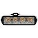 Luce Di Segnalazione Arancio 4 Led 12/24v Confezione Da 2 Pezzi - Foto miniatura 3