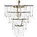Lampadario Caraveli Vetro Ottone - Foto miniatura 2