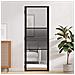 Porta Interna Nero 76 x 201.5 cm Vetro temperato, Alluminio - Foto miniatura 3