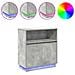 Credenza con LED Grigio cemento 71 x 34.5 x 75 cm - Foto miniatura 4