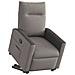 Poltrona Alzapersona Reclinabile Tortora in Tessuto - Foto miniatura 2