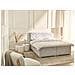 Divano Letto Con Contenitore Tessuto Esquire 180 X 200 Cm Bianco Sporco - Foto miniatura 1