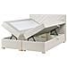 Divano Letto Con Contenitore Tessuto Esquire 180 X 200 Cm Bianco Sporco - Foto miniatura 3