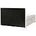 Divano Letto Con Contenitore Tessuto Esquire 180 X 200 Cm Bianco Sporco - Foto miniatura 5