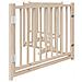 Cancello Cani Porta Pieghevole 4 Pannelli 320 cm Massello Abete - Foto miniatura 5