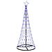 Albero di Natale LED con 230 LED Blu 71 x 71 x 184.5 cm Metallo - Foto miniatura 1