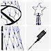 Albero di Natale LED con 230 LED Blu 71 x 71 x 184.5 cm Metallo - Foto miniatura 6