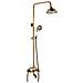 Rubinetto per doccia, Blackswan, tipo M40.3, modello bronzo antico, misura 20 cm - Foto miniatura 1