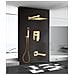 Miscelatore doccia, Blackswan, tipo M60.3, modello oro, misura 30 cm - Foto miniatura 2