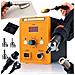 Stazione Saldante Hot-air 858d Set - 700w, 3 Ugelli, Regolazione Temperatura 100-500°c, Sicurezza Esd, Ideale Per Elettronica E Plastica - Foto miniatura 1