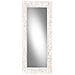 Specchio Da Parete In Legno Bianco 60x120x2,5h Cm - Foto miniatura 2