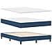 Letto a molle con materasso con led Blu 140 x 190 cm Tessuto - Foto miniatura 6